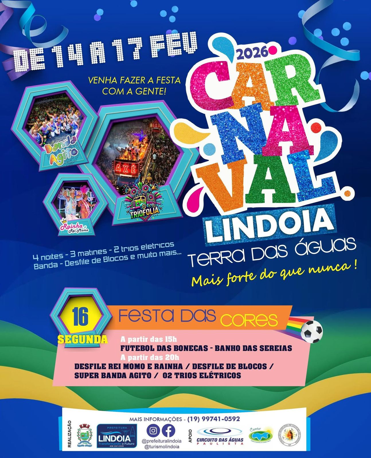 Festa das Cores - Dia 16/02